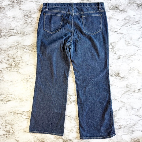 Talbots Dark Wash High Rise Flare Jeans - Picture 10 of 10